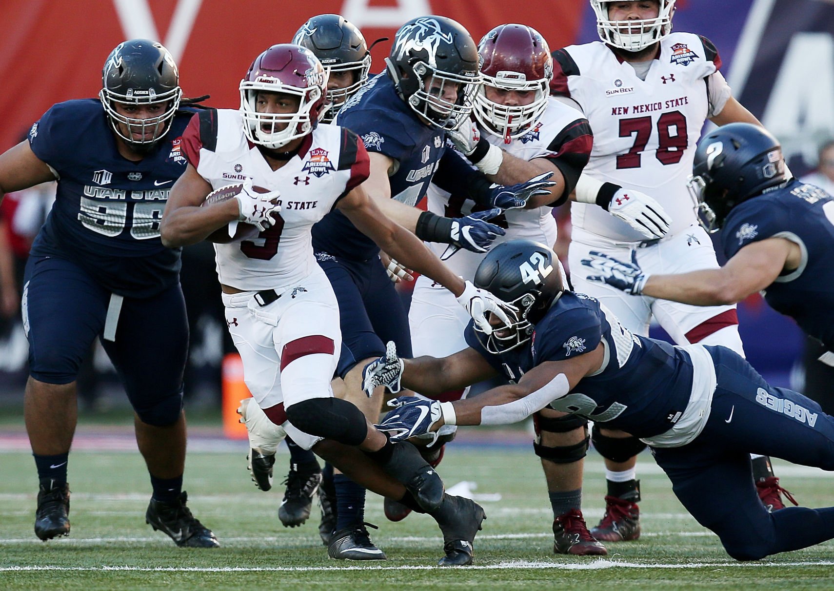 New Mexico State 26, Utah State 20